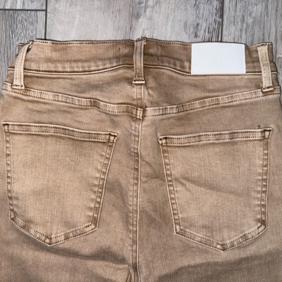 PISTOLA Khaki High Rise Straight Jeans size 26 - Picture 6 of 7